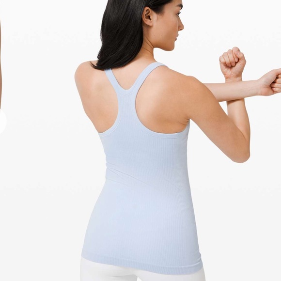lululemon athletica Tops - LULULEMON Ebb To Street Shelf Bra TankTop Daydream